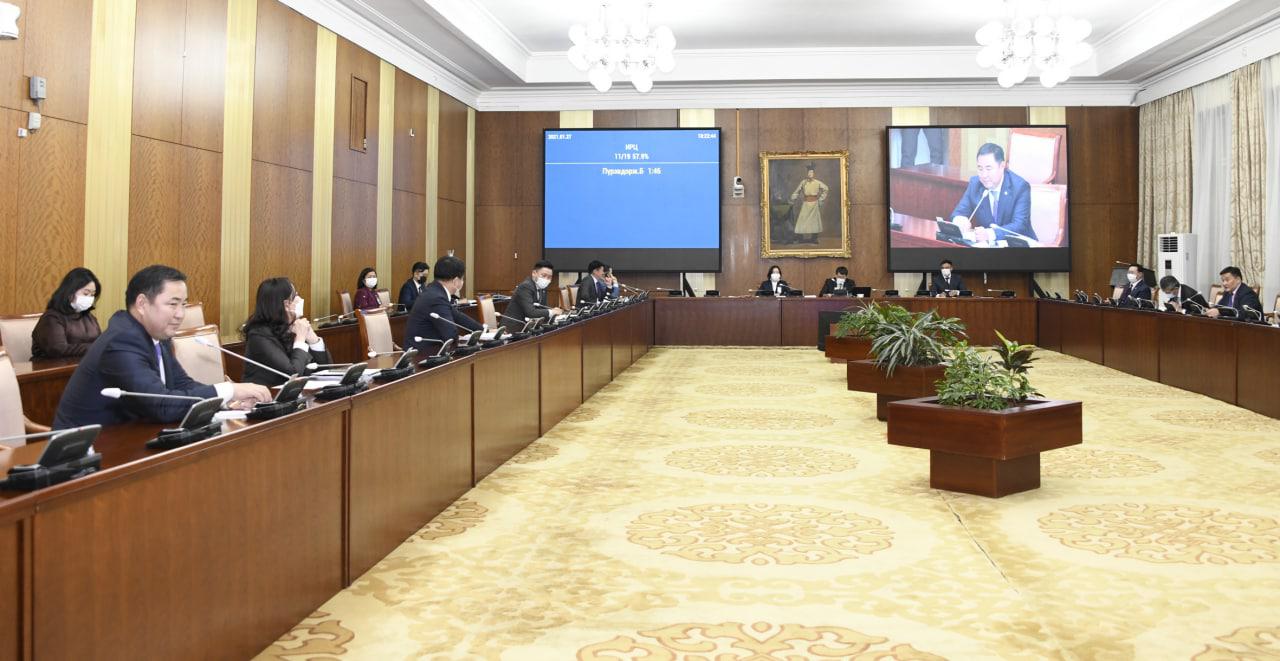 Тогтоолын хавсралтад нэмэлт, өөрчлөлт оруулах тухай Их Хурлын тогтоолын төслийг батлахыг дэмжлээ